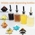 thumbnail image 7 of PADUKU Syrup Dispenser Bottles for Coffee Bar, 7oz Simple Glass Syrup Bottle Set with Metal Pour Spout Ideal and labels for Syrups, 7 of 7