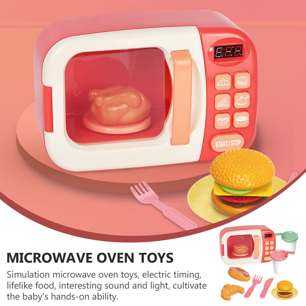 Details about   Kettle and Microwave Kitchen Set Kids Toy Set Realistic Electric Toy 
