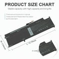 thumbnail image 3 of 4-Cell P63NY Laptop Battery For Dell Latitude 13 7370 Series G7X14  0G7X14, 3 of 5