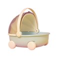 thumbnail image 1 of CSChome Little Pet Nest Small Pet Travel Cage - Cradle Design with Handle, Easy Entry and Exit, Easy Cleaning for Rabbits Hamsters Hedgehogs, 1 of 6