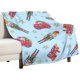 thumbnail image 1 of Manta de forro polar con diseño de cascanueces y camión navideño, suave y acogedora manta de franela con acuarela navideña para adultos, lavable, ligera y difusa, regalo para niñas y niños de 50 x 60, 1 of 6