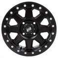 thumbnail image 3 of 4/137 Tusk Uinta Beadlock Wheel 15x7 5.0 + 2.0 Matte Black for Arctic Cat Stampede 2020, 3 of 8