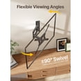 thumbnail image 5 of monTEK Full Motion TV Wall Mount for 23–65 Inch Flat & Curved TVs, Swivel & Tilt Articulating TV Bracket, VESA 75x75 to 400x400mm, Holds up to 77 lbs, Single Stud, Black, 5 of 10