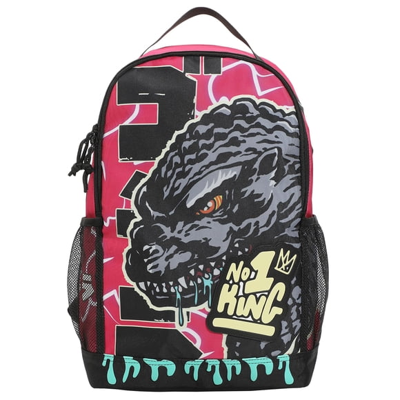 Mochila Bioworld Godzilla Large Graphic Rosa 17.5"
