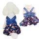 thumbnail image 1 of Ropa para mascotas, pantalones vaqueros vaqueros para perros, suéter tejido, pantalones vaqueros, mono, general para cachorros pequeños y medianos, decoración de flores para gatos, 1 of 8