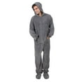 thumbnail image 3 of Footed Pajamas - Howling Moon Adult Hoodie Chenille One Piece - Adult - Double XL/Wide (Fits 6'4 - 7'0"), 3 of 6