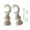 White, variant on Heavy Duty Wooden Curtain Rod Holders Neutral Wood Color Curtain Holders Pair Round Base Designs Brackets for 28mm Rod