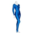 thumbnail image 5 of Speerise - Mono de baile de manga larga brillante para mujer, con estribos, de licra, para adultos, para gimnasia, color negro, ropa de baile de cuerpo entero, monos para niña, 5 of 5