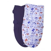 Garanimals SwaddleMe Zoom Baby Infant Wrap, 0-6 Months, 2 Pack