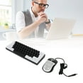 thumbnail image 1 of Clavier de Jeu Rétroéclairé RVB, Clavier Filaire Rétroéclairé Multicolore avec Sensation Mécanique, Conception Ergonomique, Prêt à l'Emploi pour 10, Mac OS X, 1 of 7