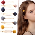 thumbnail image 4 of Bangcool Pince à Cheveux Mode Mignonne Décor Acrylique Barrette pour Femmes Filles, 4 of 10