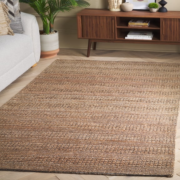 Safavieh Natural Fiber Trenton Solid Area Rug, Natural/Brown, 5' x 8'