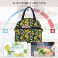 thumbnail image 7 of Lafuoo Fresh Orange Pattern Insulated Lunch Bag, Adjustable Shoulder Strap Handheld Crossbody Waterproof Lunch Bag, Unisex-One Size, 7 of 7