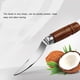 thumbnail image 4 of Abridor de cáscaras de acero inoxidable para frutas, extracción de carne, cuchillo esencial de cocina para coco y verduras, 4 of 8