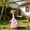 M, variant on Cififendec Summer Porch Goose Outfit, 23" Goose Figurine Bathrobe Costume for Outdoor Yard Garden Summer Themed Party Decor Accessory