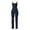 Dark Blue, variant on Bibifish Womens Yoga Jumpsuit Solid Sleeveless Soft Stretchy Yoga Gym Daily Hollowed Out Back Onesie Lift Sports Fitness Activewear
