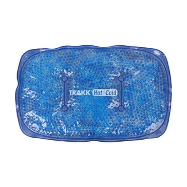 TRAKK Hot & Cold Gel Pack – Reusable Large Ice Pack with Soft Fabric Backing for Pain Relief, Swelling, Injuries, Muscle Recovery – Microwave & Freezer Safe Compress Pad