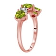 thumbnail image 2 of Galaxy Gold 14K Solid Gold 1.75 Carat Natural Diamond Ring for Women - Rose Gold Fine Jewelry, 2 of 2