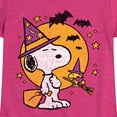 thumbnail image 3 of Peanuts - Snoopy Woodstock Witchcraft - Toddler & Youth Girls Short Sleeve Graphic T-Shirt, 3 of 6
