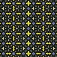 thumbnail image 1 of Ahgly Company Indoor Square Patterned Black Novelty Area Rugs, 4' Square, 1 of 6