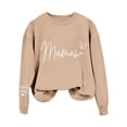 thumbnail image 4 of Chandail en Molleton Sans Capuche à Manches Longues et Col Rond Imprimé Maman Mode Décontractée pour Femmes, 4 of 4