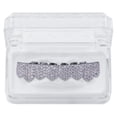 thumbnail image 4 of Gorras de dientes Zulema chapado en oro de 18 con circonio, 4 of 8