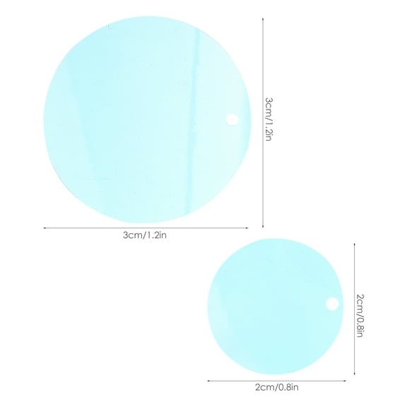 Dytern DIY 10 Bags of Large Sequins for Crafts Loose Sequins Round Sequins DIY Sewing Sequins