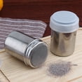 thumbnail image 4 of Tnobhg Stainless Steel Spice Sifter with Lid Fine Mesh Rotating Cover Seasoning Jar for Pepper Coffee Powder BBQ Spice Food Grade Salt Sugar Shaker Outdoor Camping & Kitchen Supplies, 4 of 8