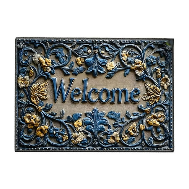 Door Mats Outdoor,Simulation Vision Entrance Door Mat for Bathroom Floor Non Slip Anti Fatigue