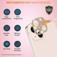 thumbnail image 5 of Protecteur d'Objectif de Caméra Pailleté Diamant Compatible avec Iphone 13 Pro/iphone 13 Pro Max, 5 of 5