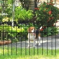 thumbnail image 5 of Oumilen 10 Piece Decorative Garden Fence, 16.5" (H) x 10FT (L) Animal Barrier Fence Arched, 5 of 6