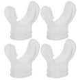 thumbnail image 2 of Tuba 4 Pcs Embout de Morsure en Silicone Transparent Inodore pour Plongée Professionnelle, 2 of 7