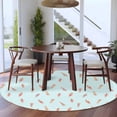 thumbnail image 5 of Summer Swimmers Round Rug 8ft Washable Circle Rugs Non Slip Cartoon Swimming Girls Boys Sports Large Area Rug Indoor Floor Carpet for Bedroom Kitchen Living Room Home Office Dining Room Nursery, 5 of 7