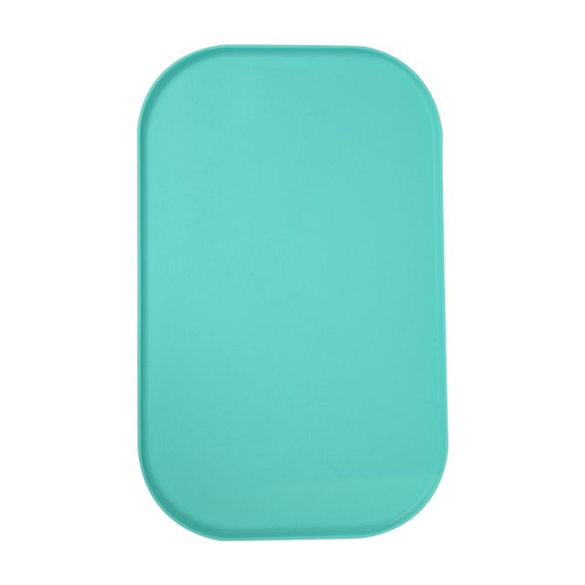 CSChome Set de Table pour Chiens Imperméable Bords Surélevés Anti-Débordements Garde les Sols Propres Tapis d'Alimentation pour Chiens