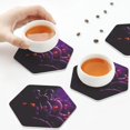 thumbnail image 7 of Lsque Five Nights At Freddy'S Pattern 4" Drink Coasters Set of 4, PVC Leather Absorbent Coasters, Table Coaster Set Decorative Coffee Cup Coasters Housewarming Gift, 7 of 7