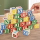 thumbnail image 4 of Juego de bloques de madera de 27 piezas para niños pequeños: bloques educativos con alfabeto, números y patrones, con caja de almacenamiento., 4 of 6