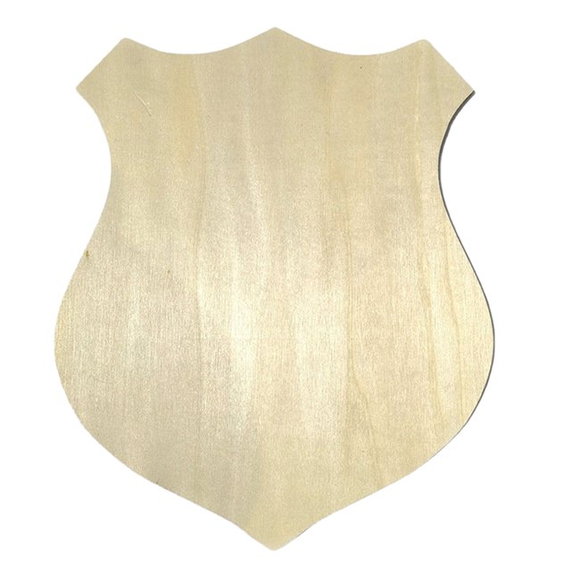 Placa de madera con insignia de policía, placa de madera con Graffiti de escritorio, placa de madera para manualidades DIY