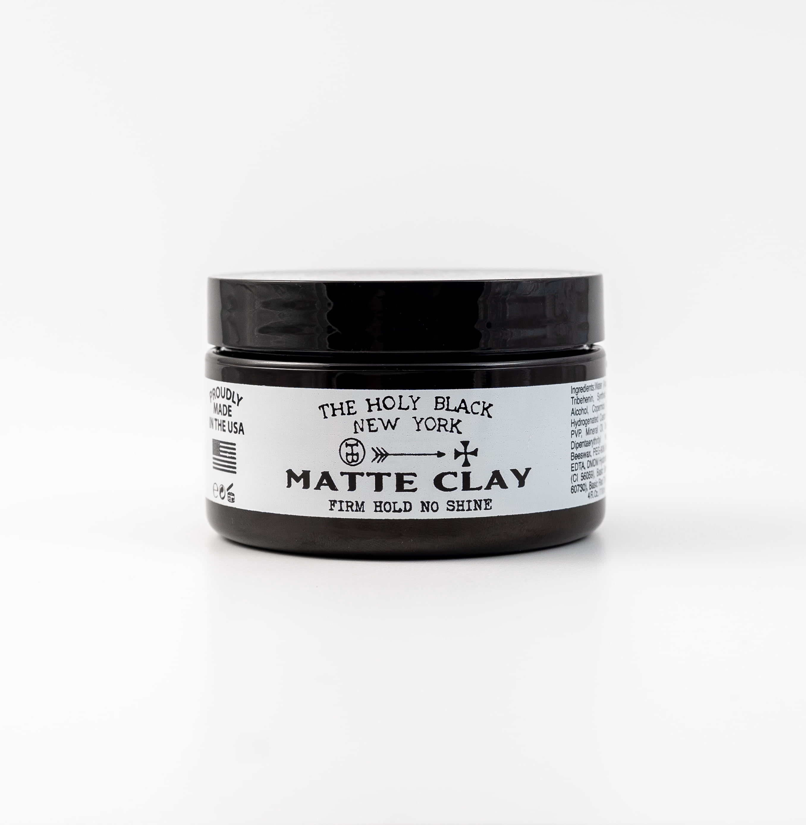 The Holy Black Matte Clay 4 Oz