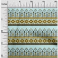 thumbnail image 1 of oneOone Cotton Flex Fabric Geometric & Floral Block Printed Craft Fabric BTY 40 Inch Wide, 1 of 4