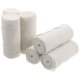 thumbnail image 1 of 6 rollos de vendaje deportivo de algodón liso, con cierre de clip, para pies, para correr, color blanco, 100 mm, 1 of 7