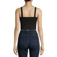 thumbnail image 6 of No Boundaries Juniors Seamless Ribbed Tube Top with Straps, 6 of 7