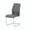 Gray, variant on Gudmund 2-piece Modern Dining Chairs in Gray Faux Leather