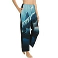 thumbnail image 2 of Daiia 3D Realistic Shark Women's Sleep Pant with Pockets and Drawstring,Pajama Pants-Large, 2 of 9