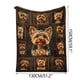 thumbnail image 1 of Manta de franela con diseño de Yorkshire Terrier, suave y acogedora, ideal para decoración del hogar, viajes, picnics, camping, cálida, regalo para amantes de los perros, material lavable., 1 of 3