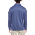 thumbnail image 2 of TailorByrd mens  Solid 1/4-Zip Pullover, XXL, Blue, 2 of 3
