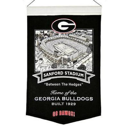 - Georgia Bulldogs Wool Stadium Banner - Sanford Stadium