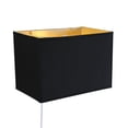 thumbnail image 3 of Floating Shade Plug-In Wall Light Black (16x10) (16x10) x 11, 3 of 5
