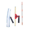 thumbnail image 3 of jifeng Ensemble de 3 Pcs Raclette de Nettoyage pour Vitres Raclette Auto-Assemblage Rouge, 3 of 9