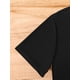 thumbnail image 5 of Camiseta gráfica del Día del Padre para hombre - Camiseta informal negra de cuello redondo y manga corta con estampado "Feliz Día del Padre", algodón suave y transpirable para actividades al aire libr, 5 of 7