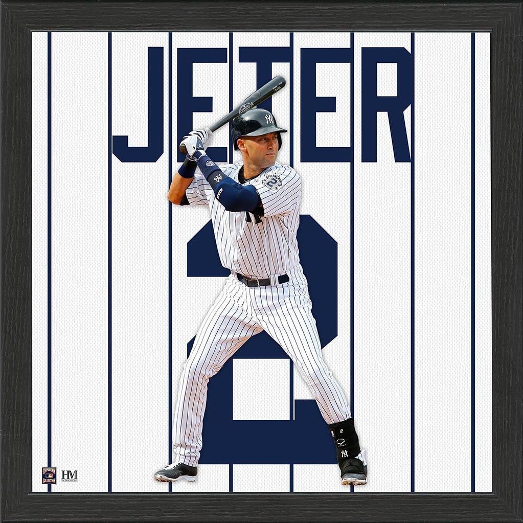 derek jeter framed jersey
